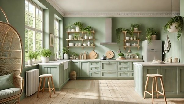 Inspirasi warna hijau sage untuk cat rumah