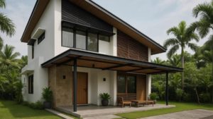 rumah 8x12 modern tropis