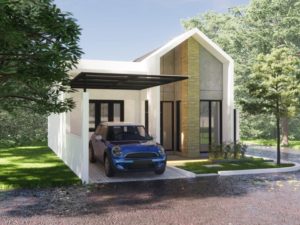 rumah 8x12 scandinavian