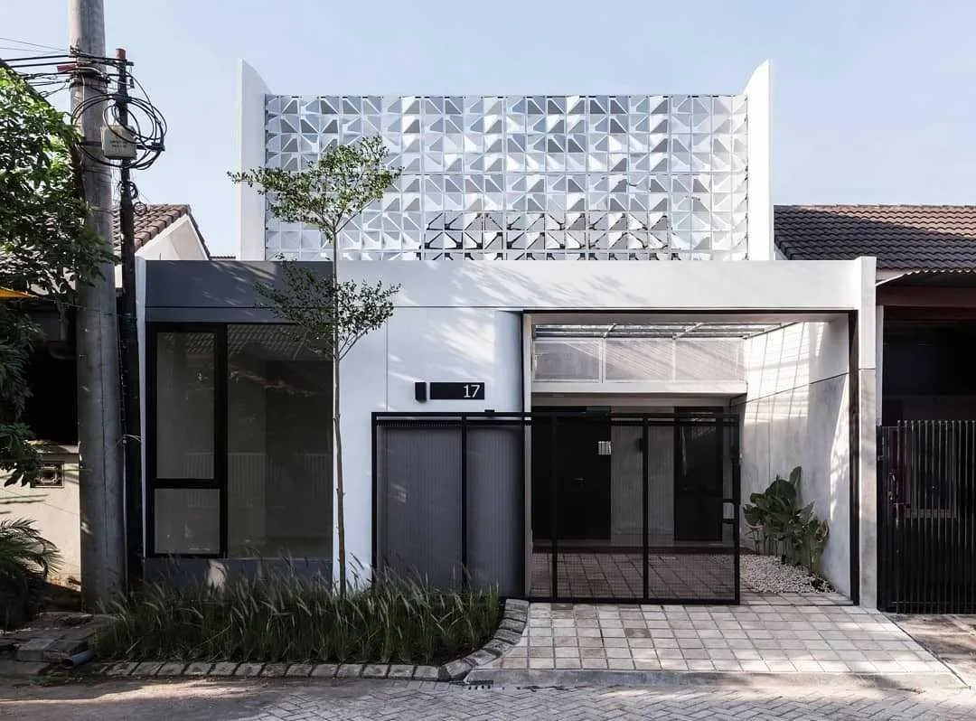 desain rumah taman depan