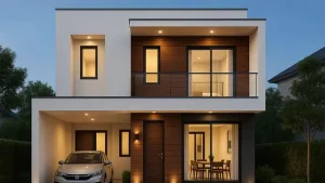 desain rumah 6x12 lantai 2