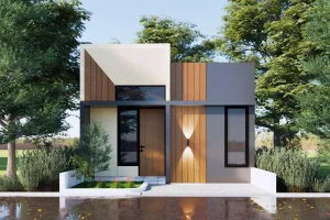 desain rumah 6x12 japandi