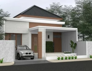 desain rumah 6x12 carport