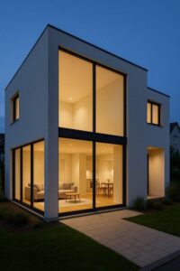 rumah minimalis jendela besar