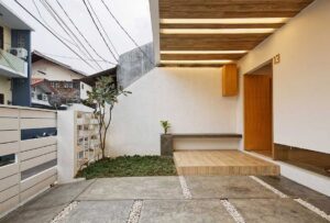 teras aksen kayu