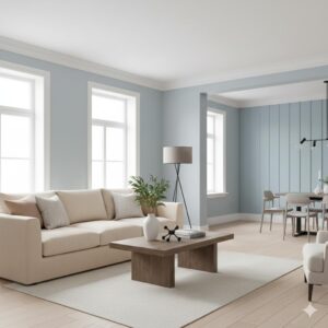 warna cat tembok blue ice