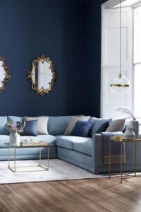 warna cat blue ice dan gold