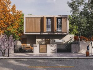 rumah 2 lantai fasad
