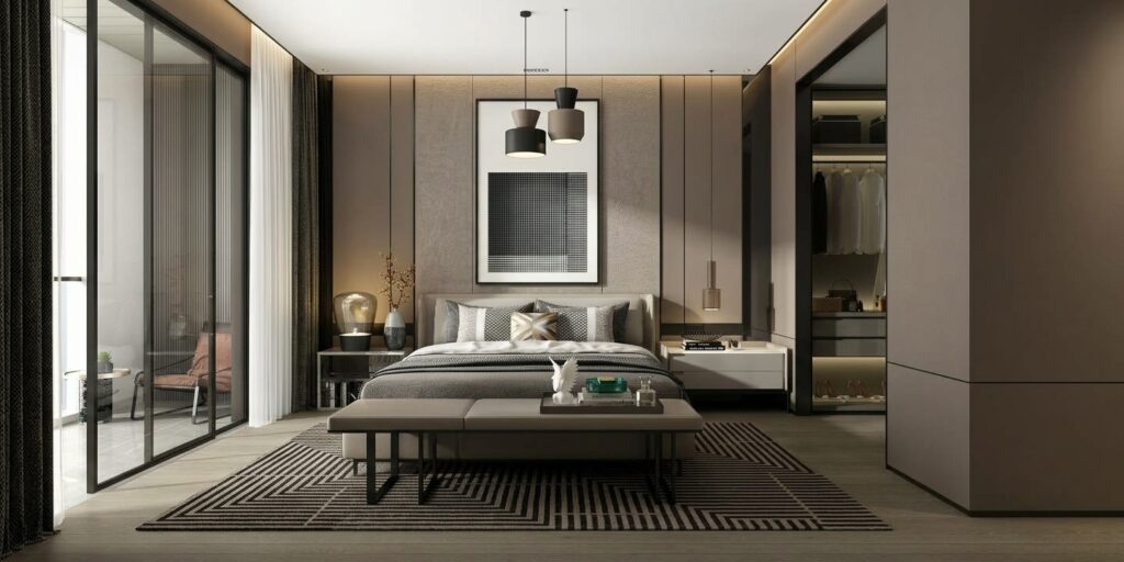 warna cat taupe dan hitam